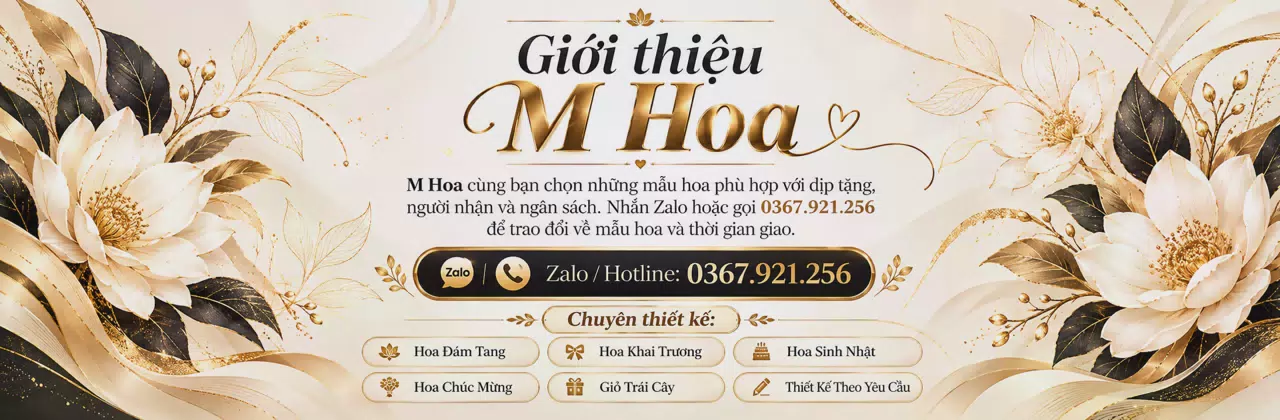 Ảnh bìa Shop hoa tươi Xã Thới Bình Cà Mau - Cùng bạn gửi lời cảm ơn